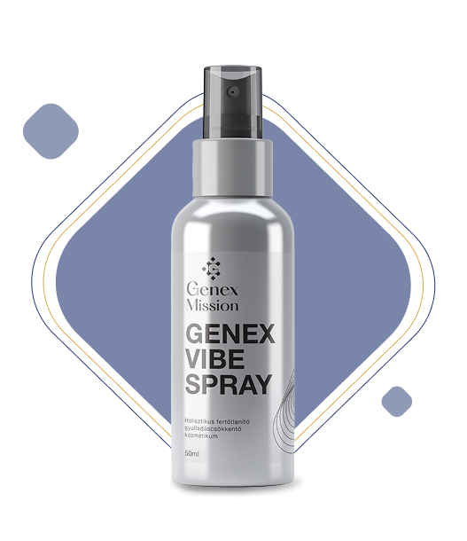 Genex Vibe Spray Holisztikus fertőtlenítő, gyulladáscsökkentő kozmetikum