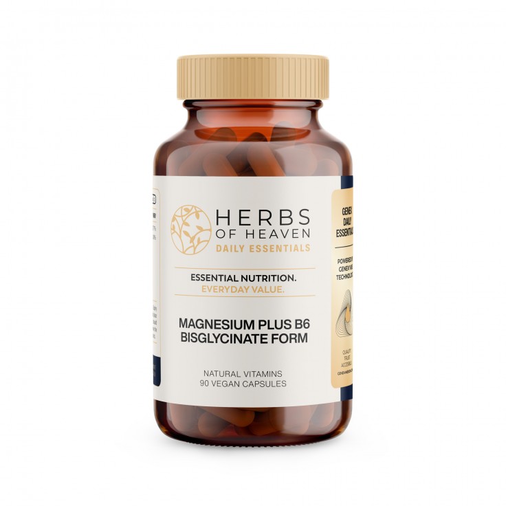 Magnesium Plus B6, Bisgylcinate for Capsules 90 pcs