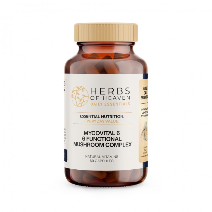 Mycovital 6, 6 Functional Mushroom Complex Capsules 60 pcs