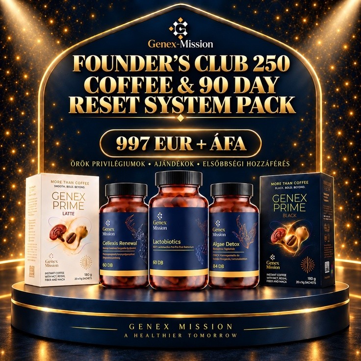 Founders Club 250 Coffee & 90 Day Reset System Pack